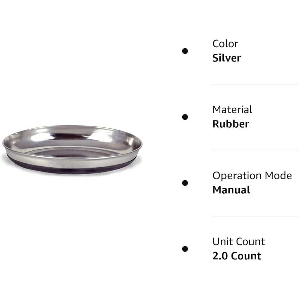 OurPets Oval Cat Dish with Rubber Bonded Bottom - Healthber