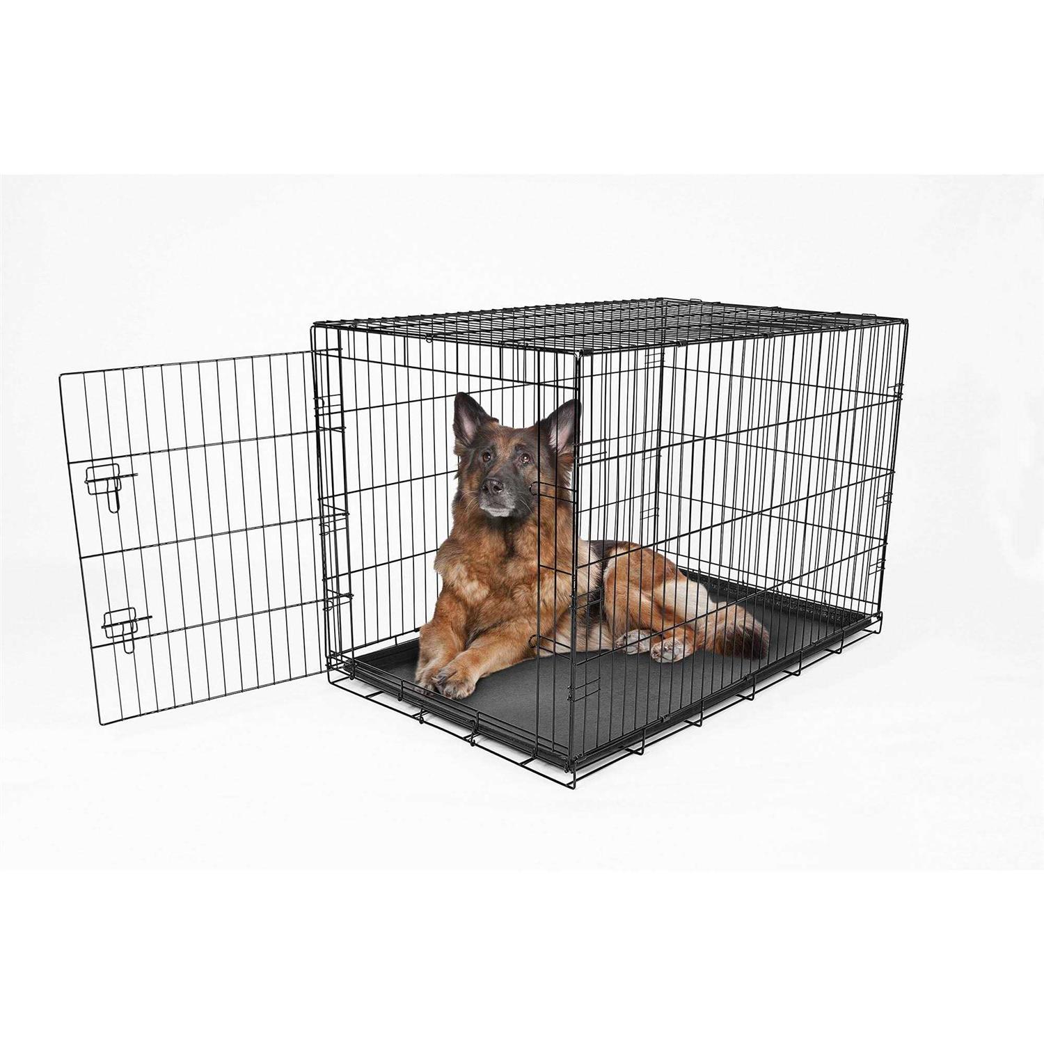 Carlson Pet Products Secure Single Door Wire Dog Crate - Healthber