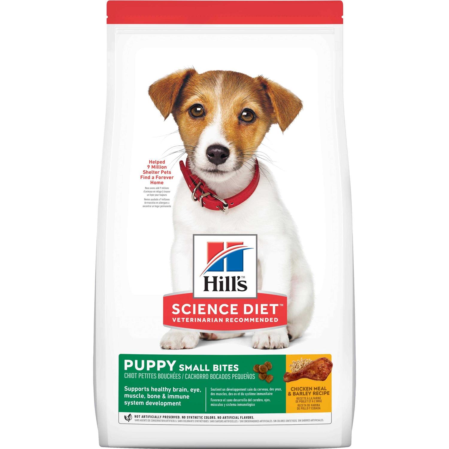 Hill’s Science Diet Puppy Small Bites Chicken Meal & Barley Recipe Dry Dog Food - Healthber