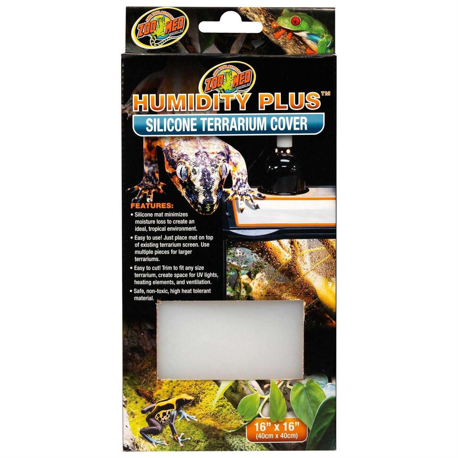 Zoo Med Humidity Plus Silicone Terrarium Cover - Healthber