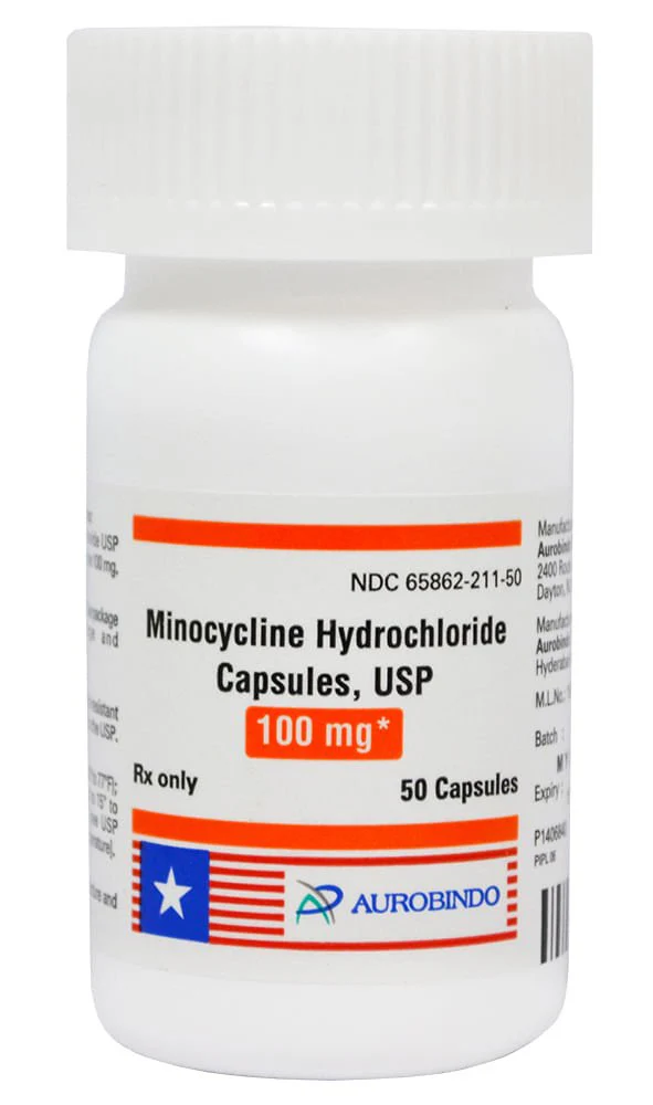 Rx Minocycline (Generic) Capsules, 100mg - Healthber