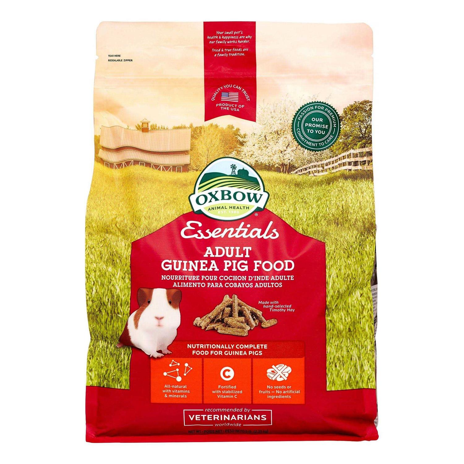 Oxbow Essentials Adult Guinea Pig Food - Healthber