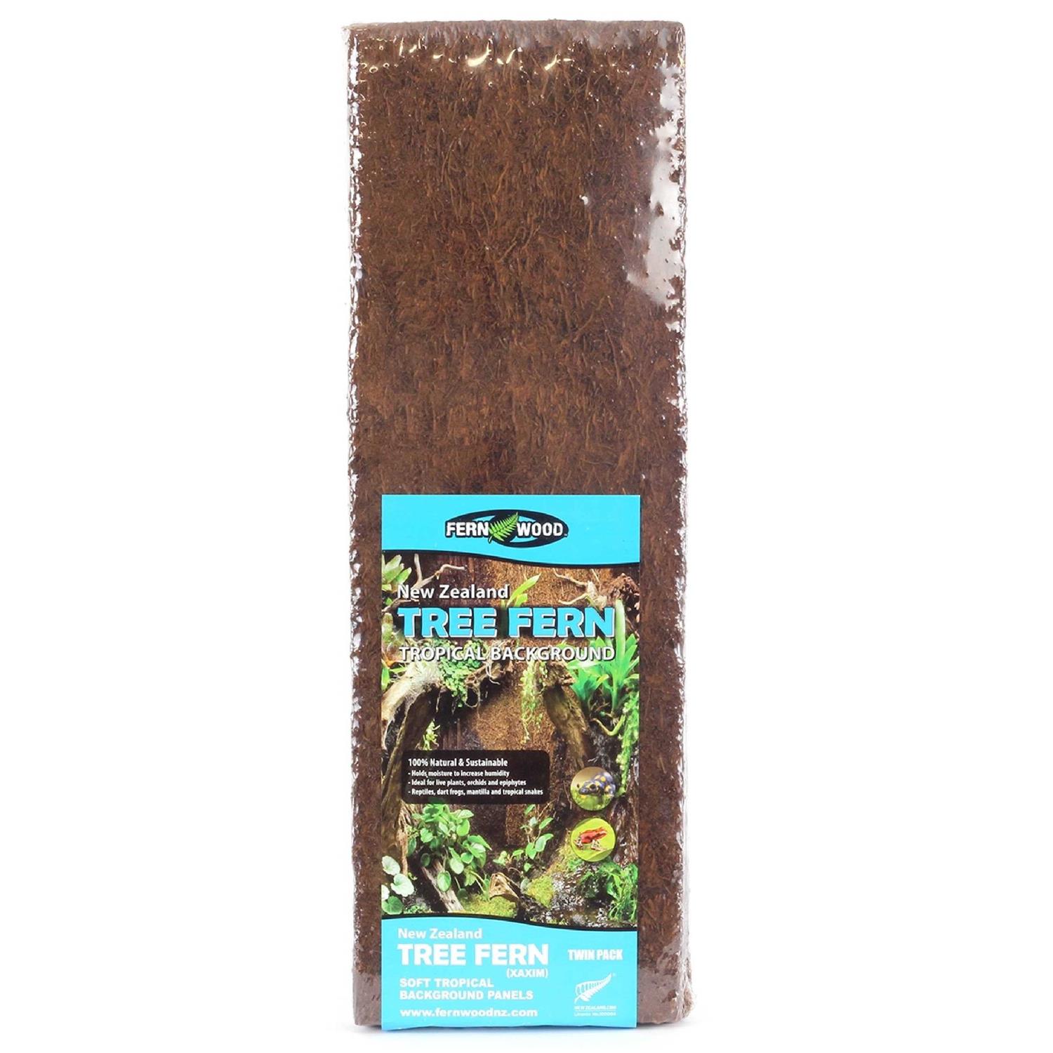 Fern Wood New Zealand Tree Fern Tropical Background Panel Twin Pack - Healthber