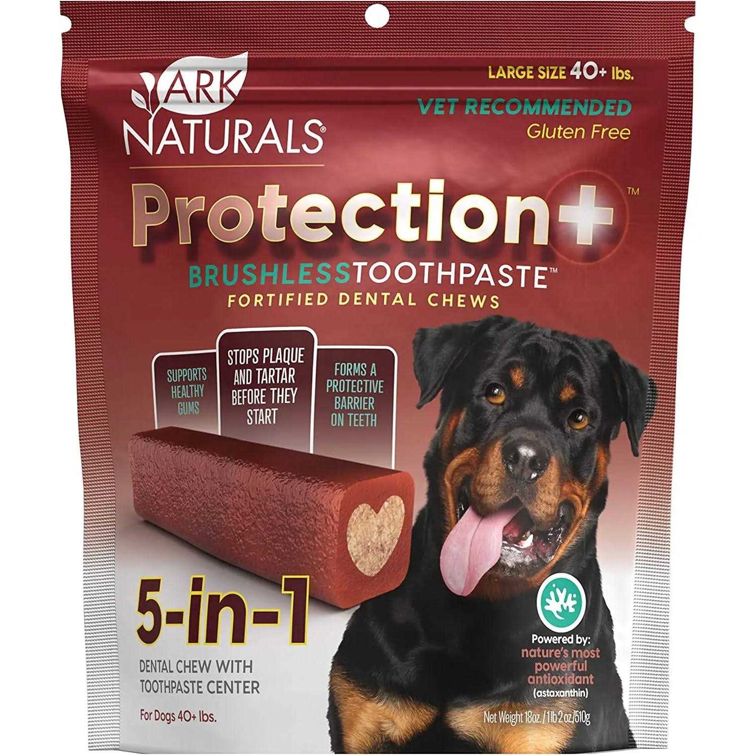 Ark Naturals Protection+ Brushless Toothpaste Dog Dental Chews - Healthber