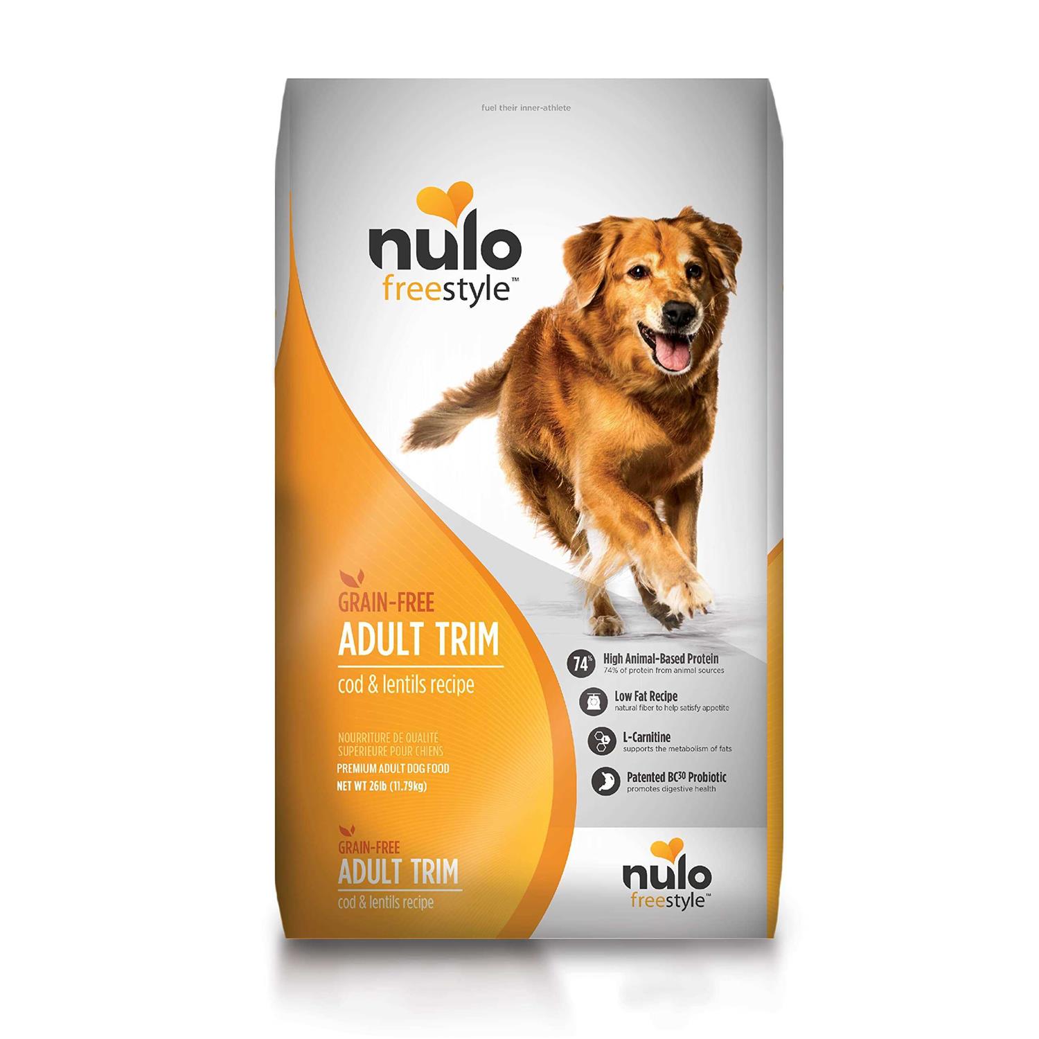 Nulo Freestyle Adult Trim Formula Dry Dog Food Grain-Free Dog Kibble - Healthber