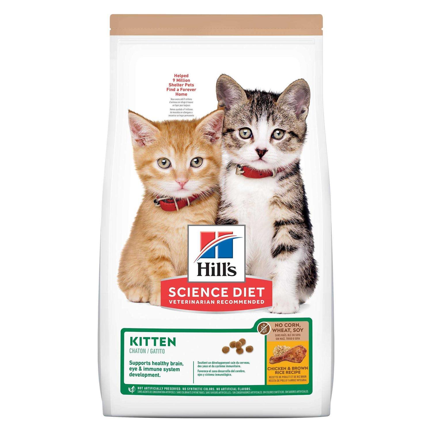 Hill’s Science Diet Kitten No Corn Wheat or Soy Dry Cat Food - Healthber