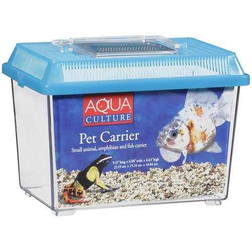 Aqua Culture Amphibians & Fish Pet Carrier for Small Animals - Healthber