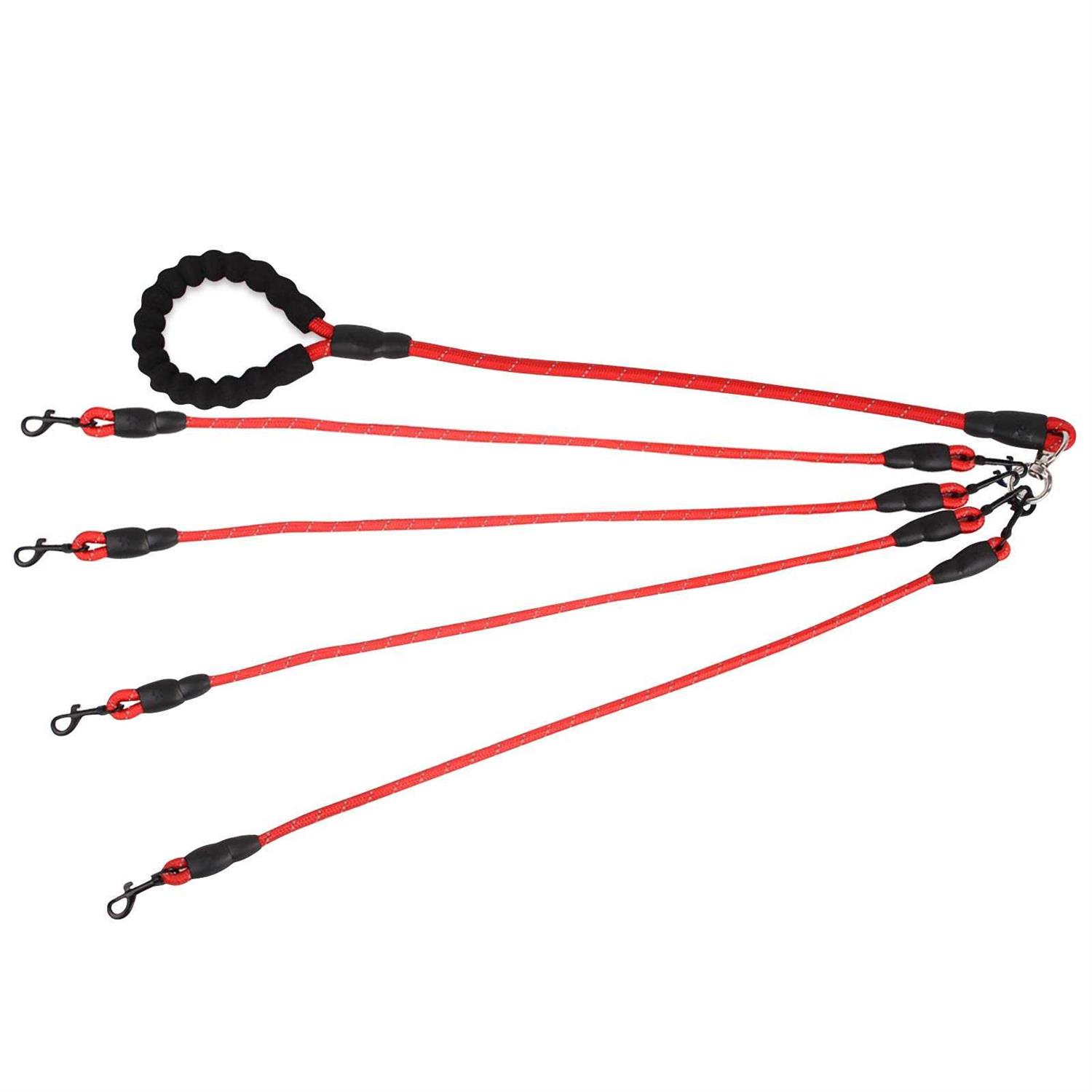 Greeney Way Dog Leash,No Tangle Multiple Dog Rope Leash Nylon Pet Straps for Dog Outdoor Walking - Healthber