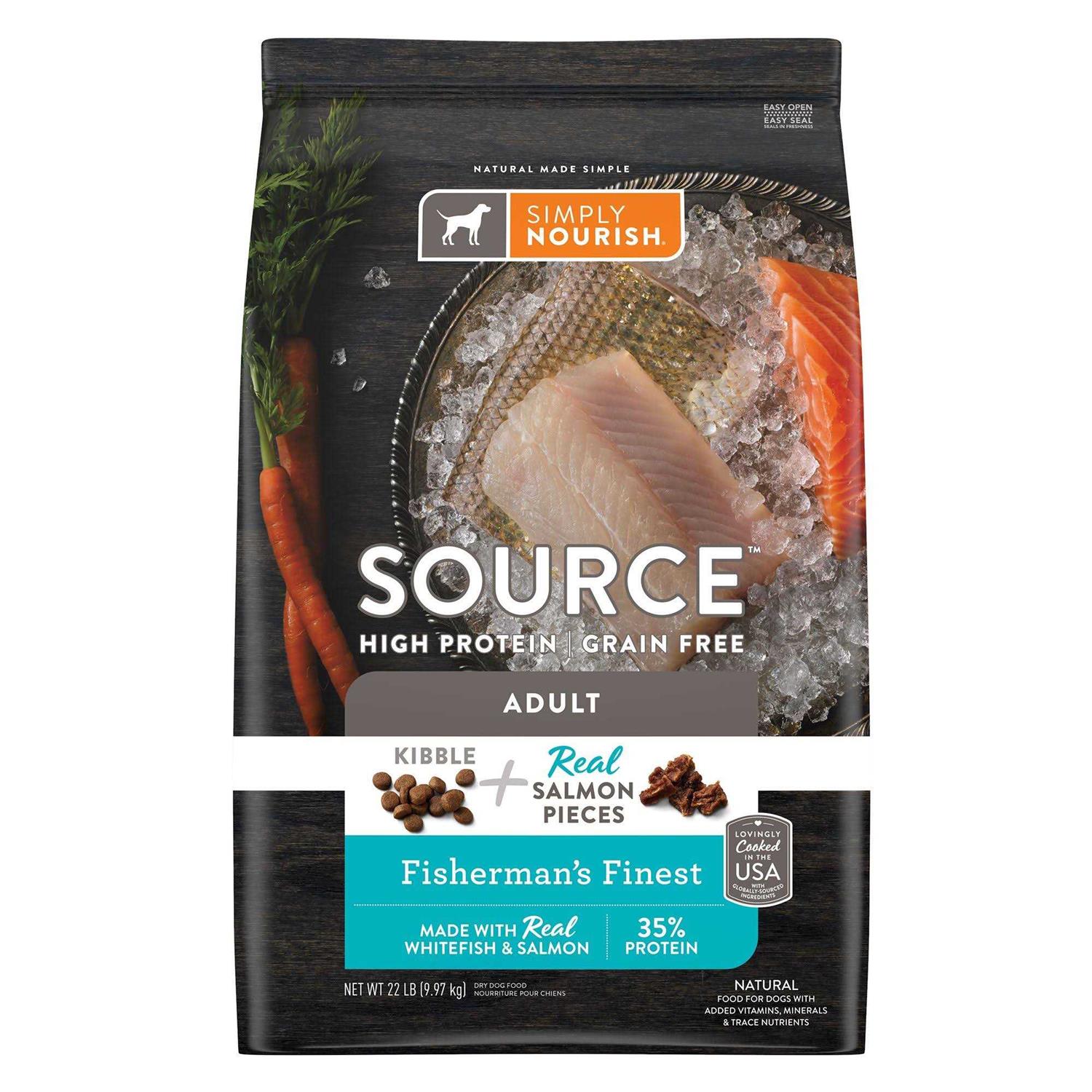 Simply Nourish Source Kibble + Adult Dry Dog Food - Healthber
