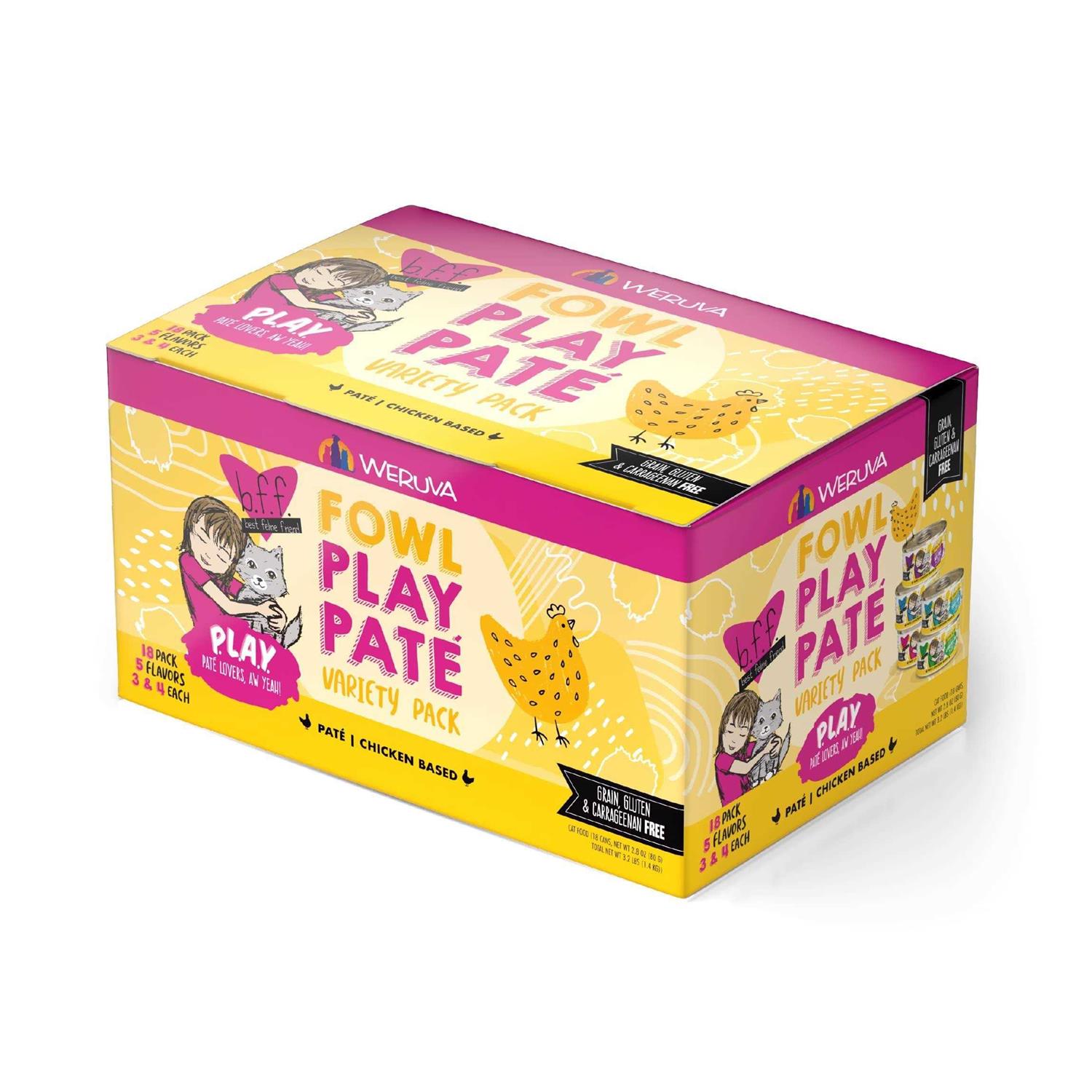 Weruva B.F.F. PLAY Best Feline Friend Paté Lovers - Healthber