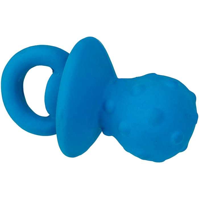 Multipet 4 Latex Pacifier Dog Toy - Healthber