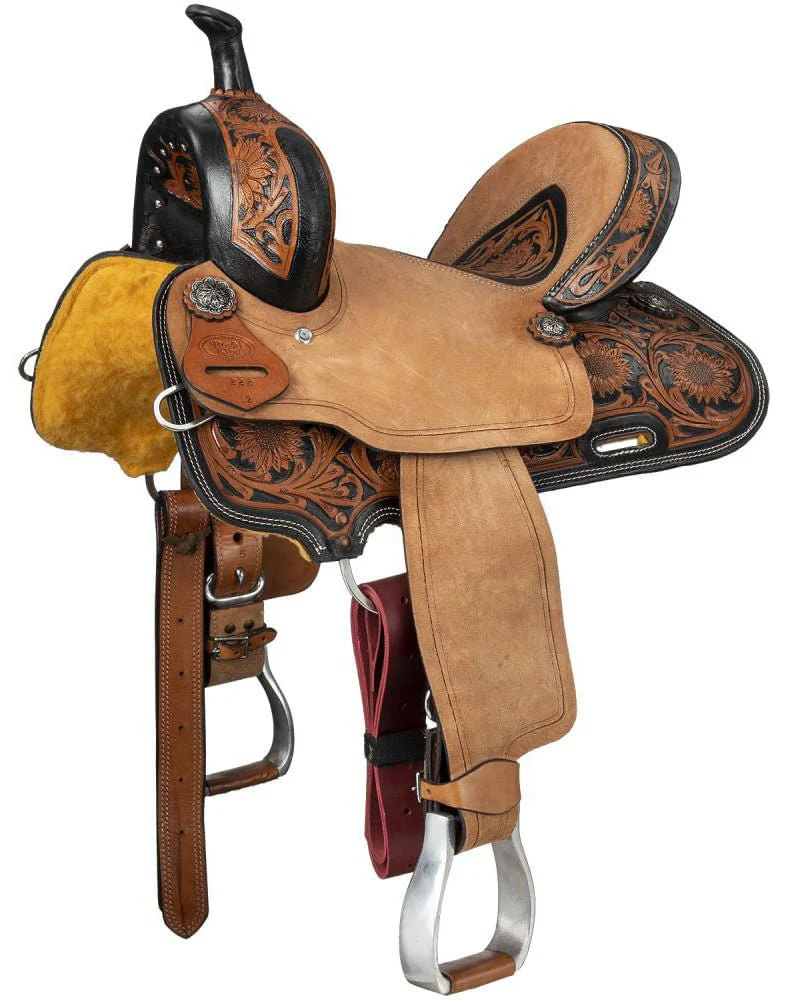 Royal King Youth Dublin Barrel Saddle - Healthber