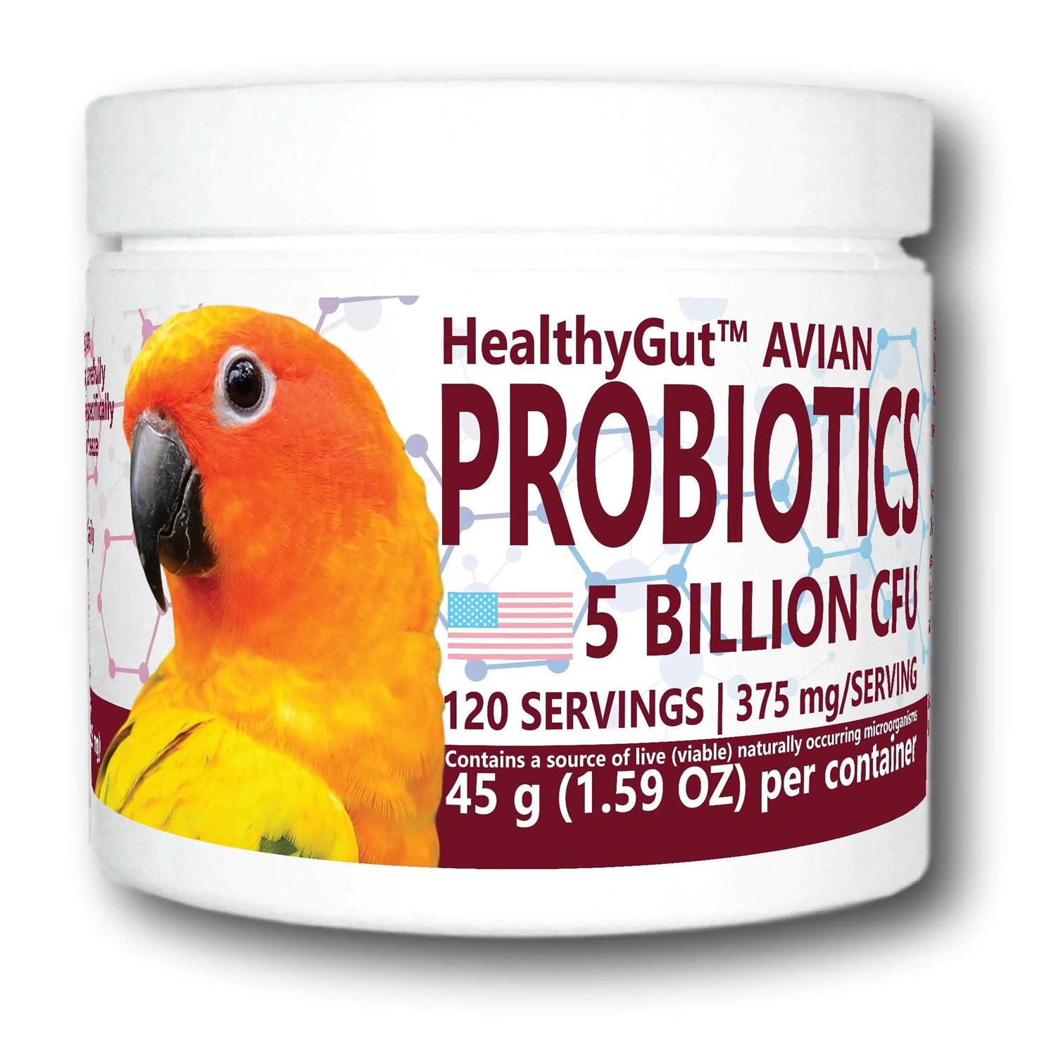 Equa Holistics Avian Probiotics Dietary Supplement for Parrots - Healthber