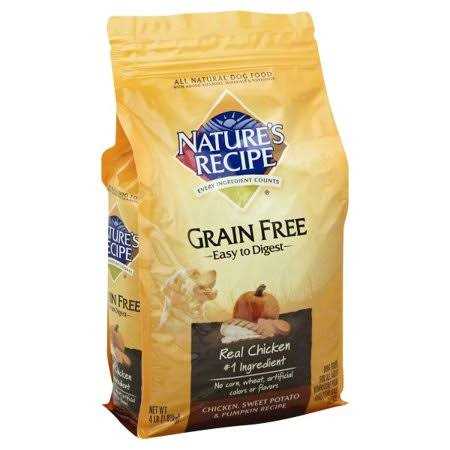 Nature’s Recipe Grain Free Chicken Dry Dog Food - Healthber