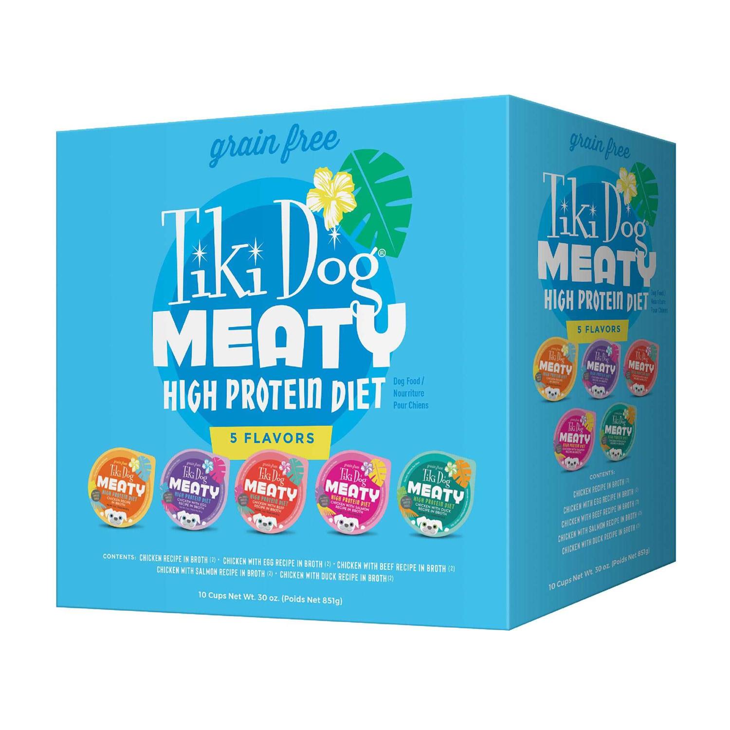 Tiki Dog Meaty Variety Pack Wet Dog Food - Healthber
