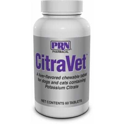 Citravet Potassium Citrate 60 Ct For Dogs & Cats - Healthber
