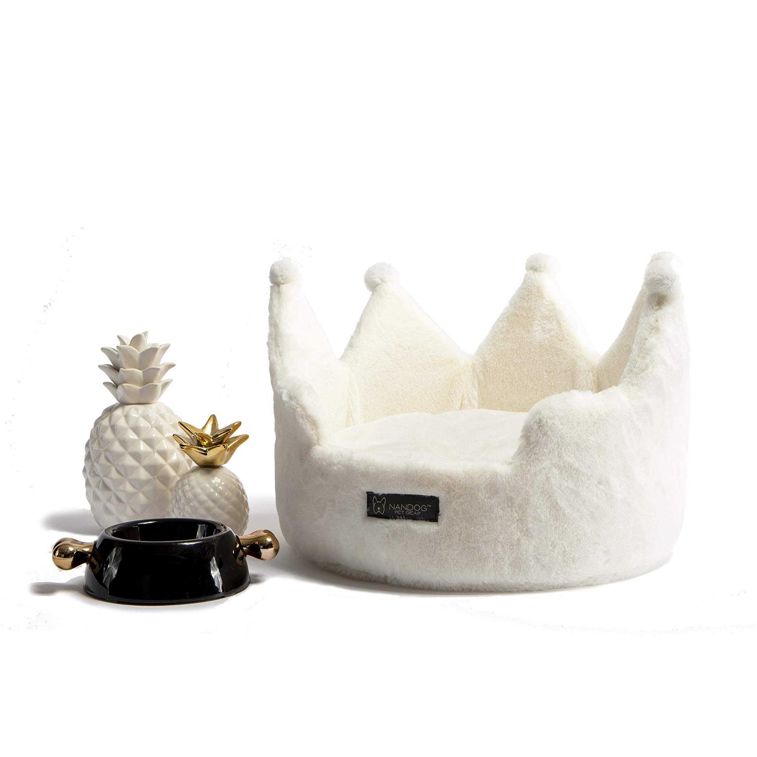 Nandog Crown Dog Cat Bed - Healthber