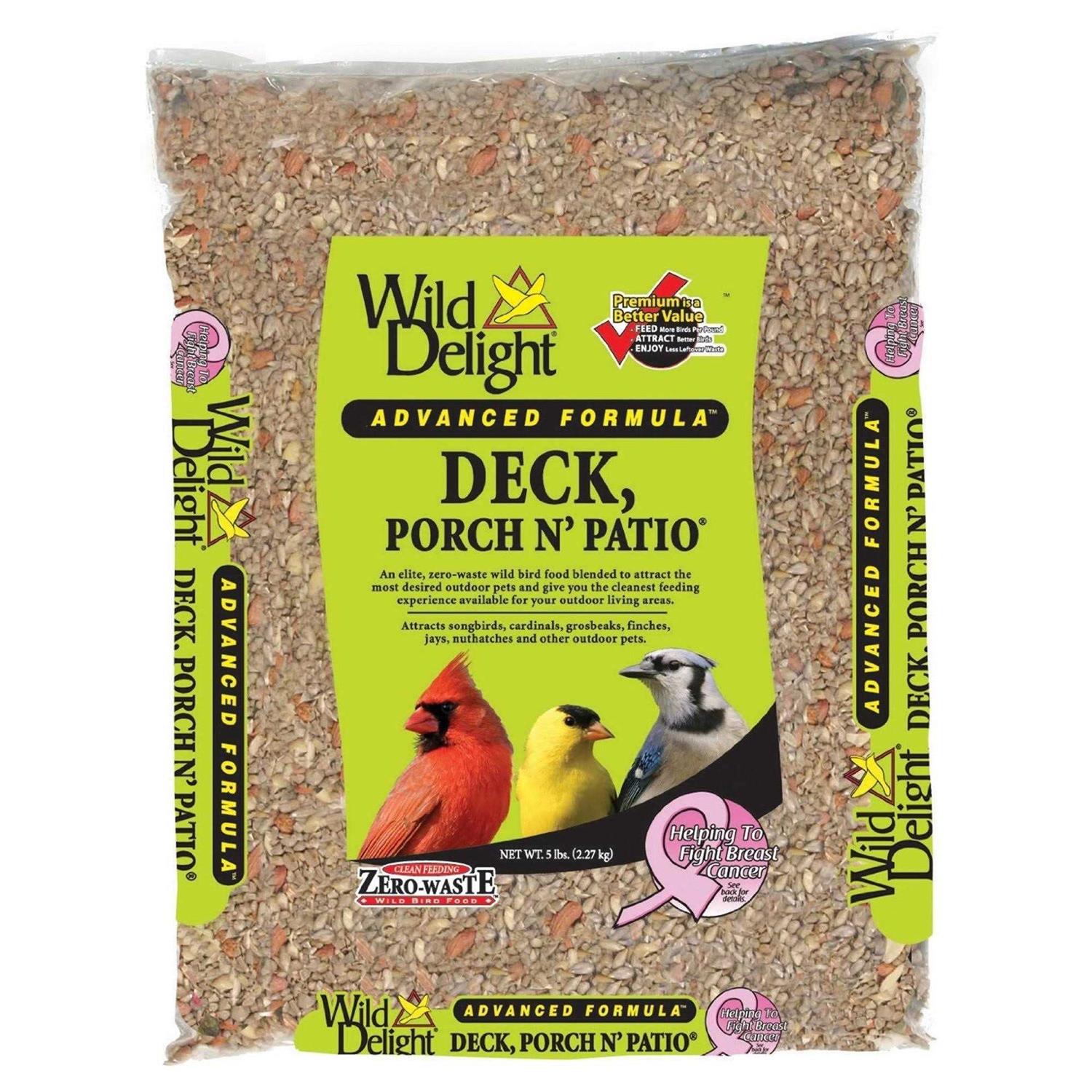 Wild Delight Deck Porch N’ Patio Wild Bird Food - Healthber