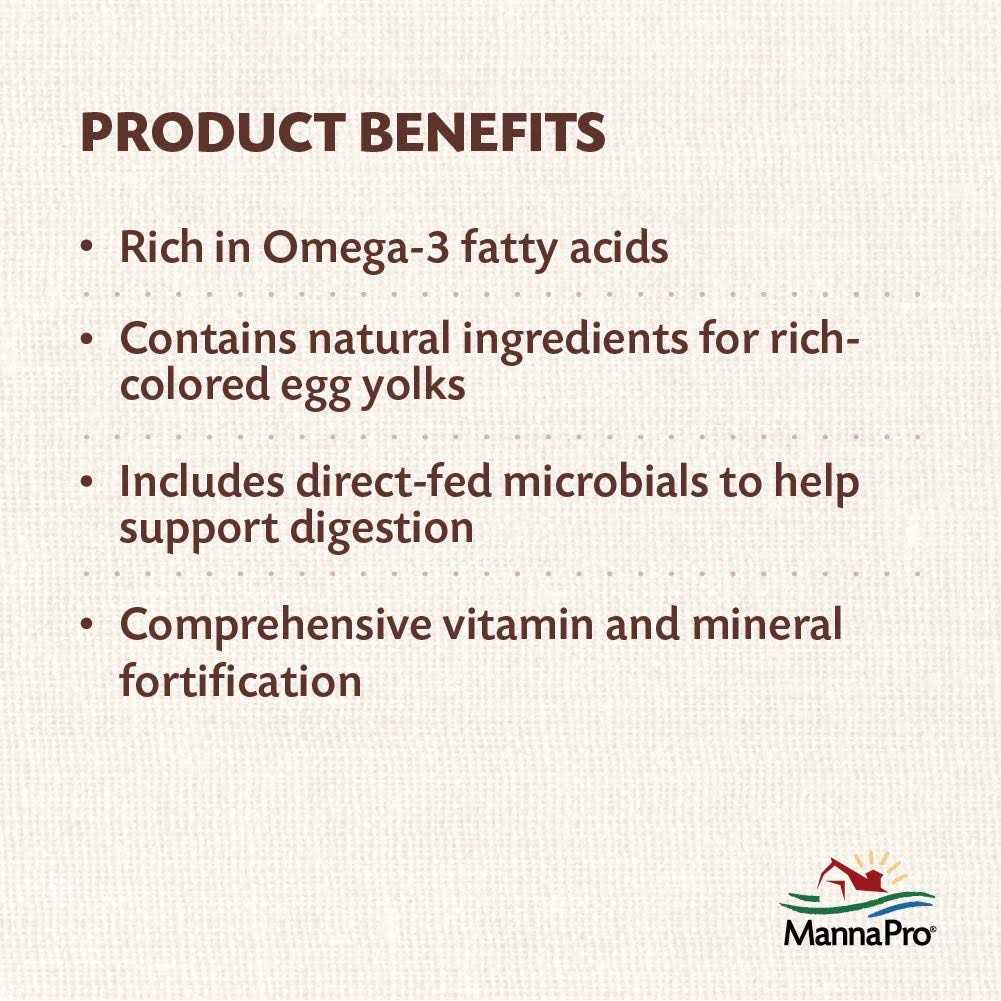 Manna Pro Omega Egg Maker Supplement - Healthber