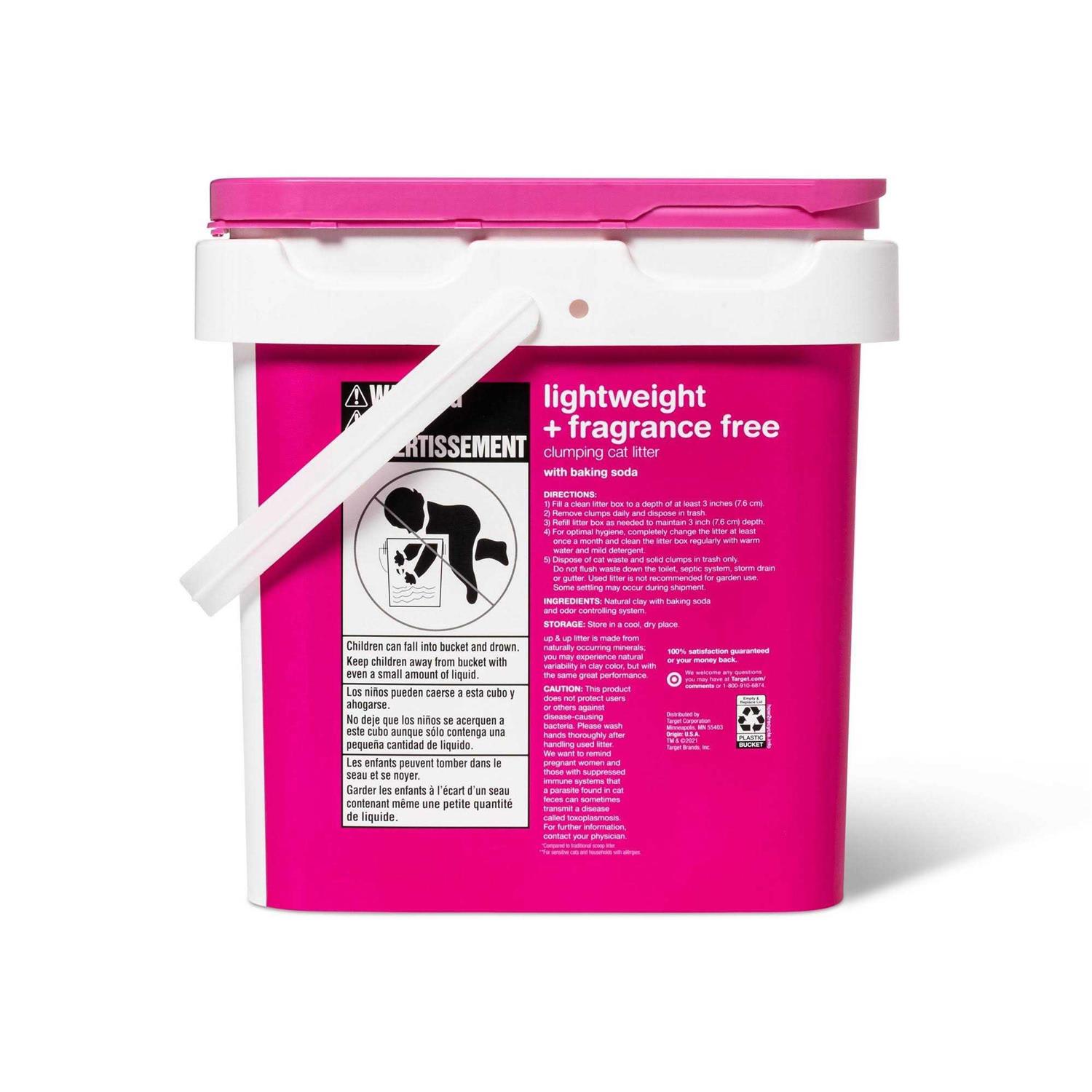 up & up Fragrance Free with Baking Soda Lightweight Clumping Cat Litter - Healthber