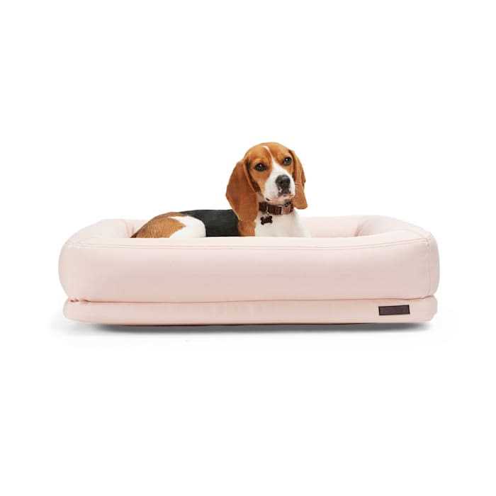 Reddy Durable Recycled Fabric Pink Dog Bed - Healthber