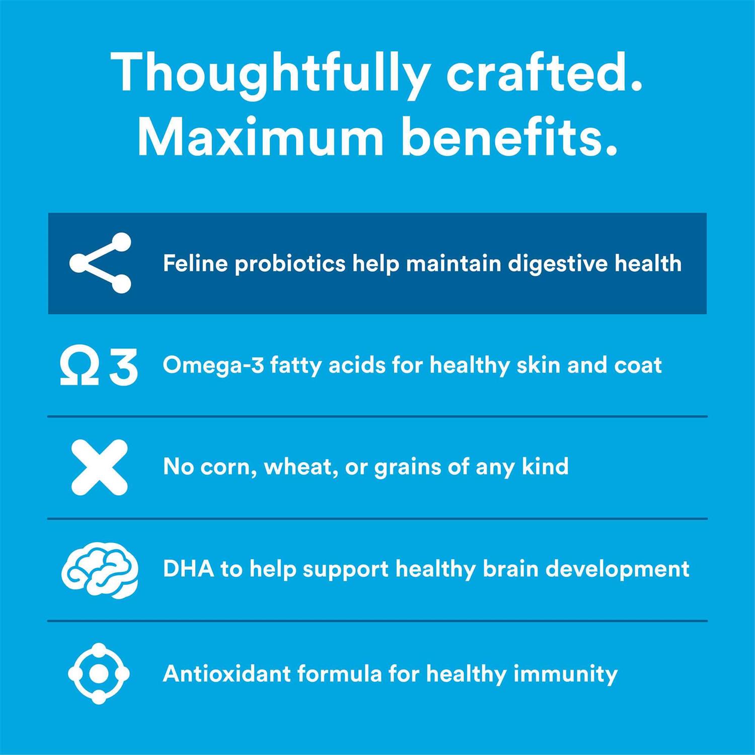 WholeHearted Grain Free Salmon Recipe Dry Kitten Food - Healthber