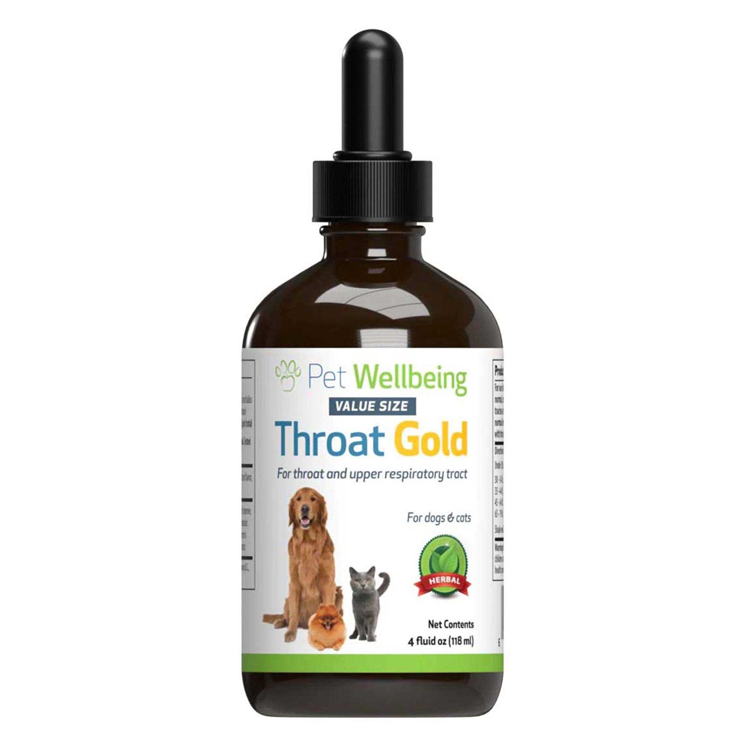 Pet Wellbeing Throat Gold for Dogs - Healthber