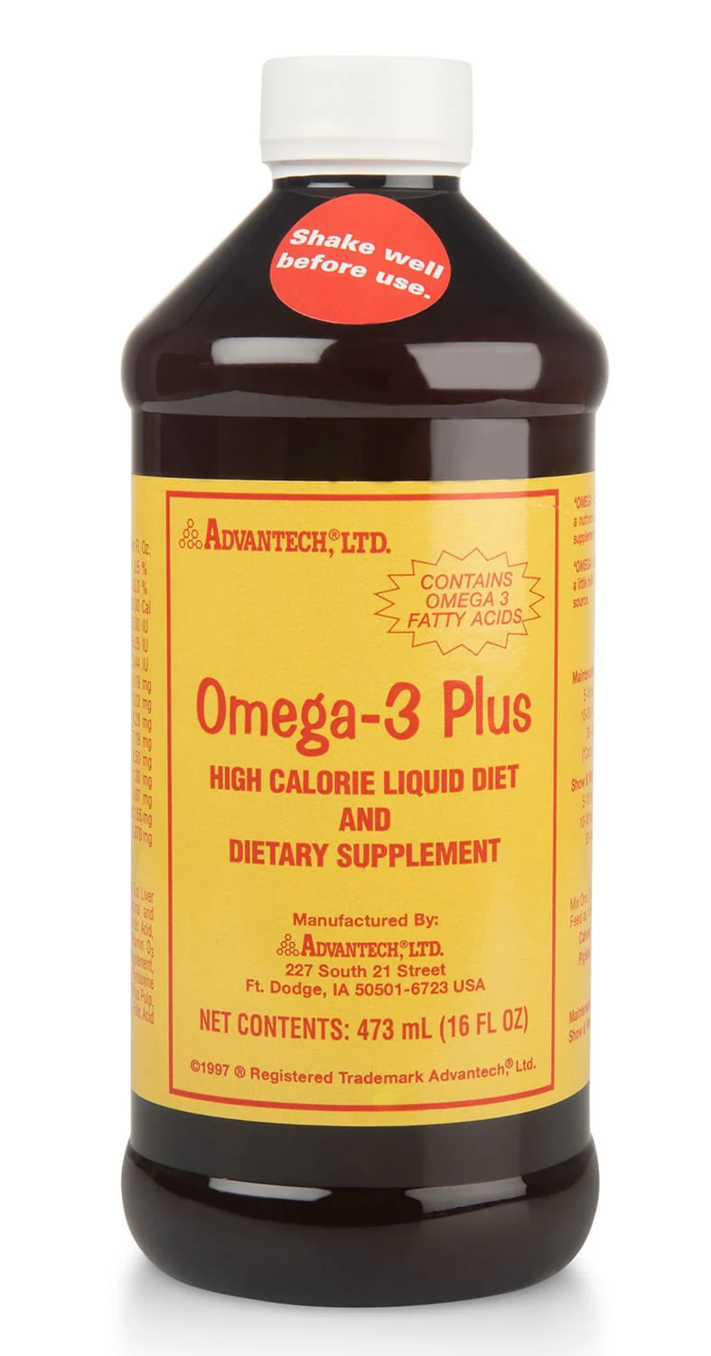 Omega-3 Plus High Calorie Liquid, 16 oz - Healthber