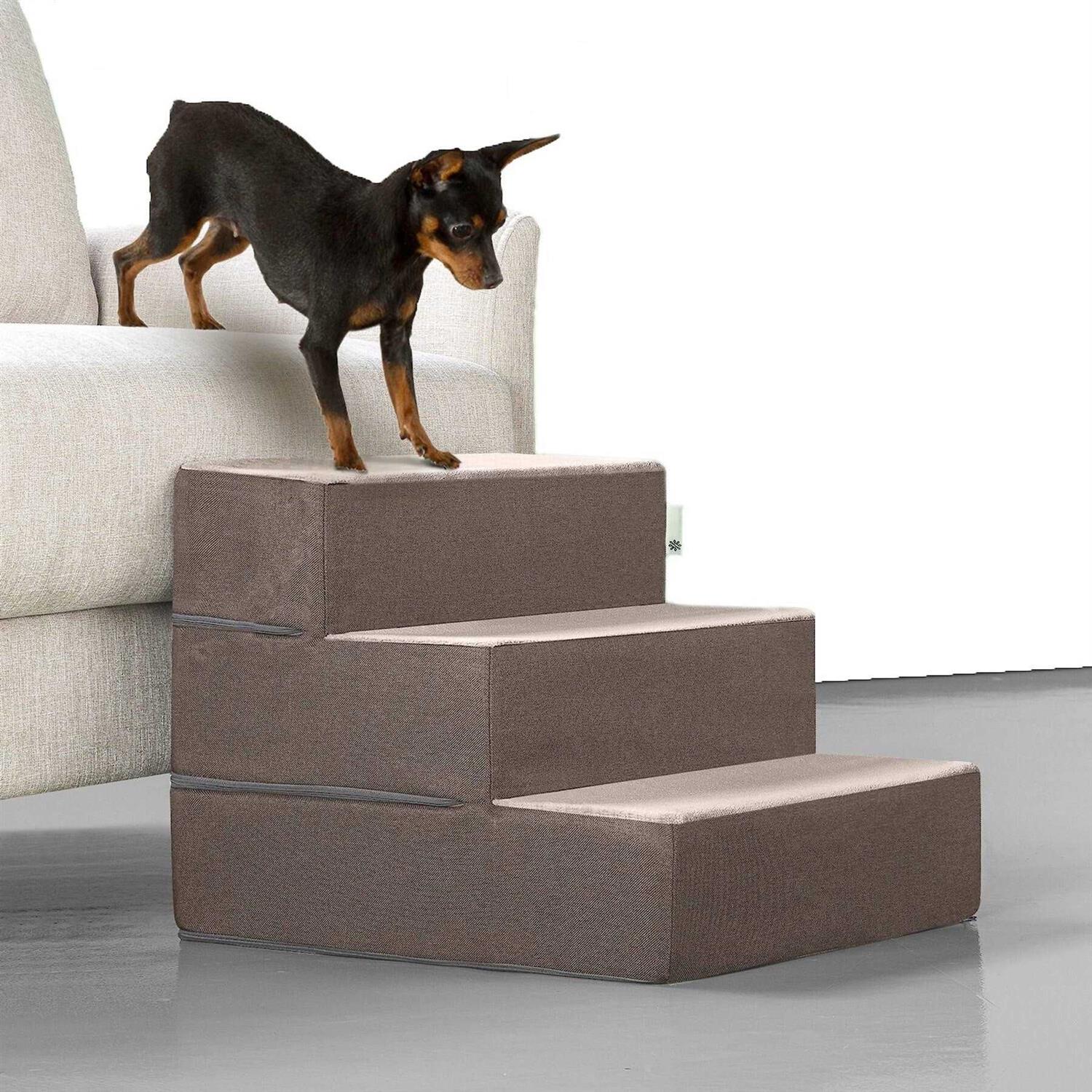 Zinus Easy Pet Stairs Pet Ramp - Healthber