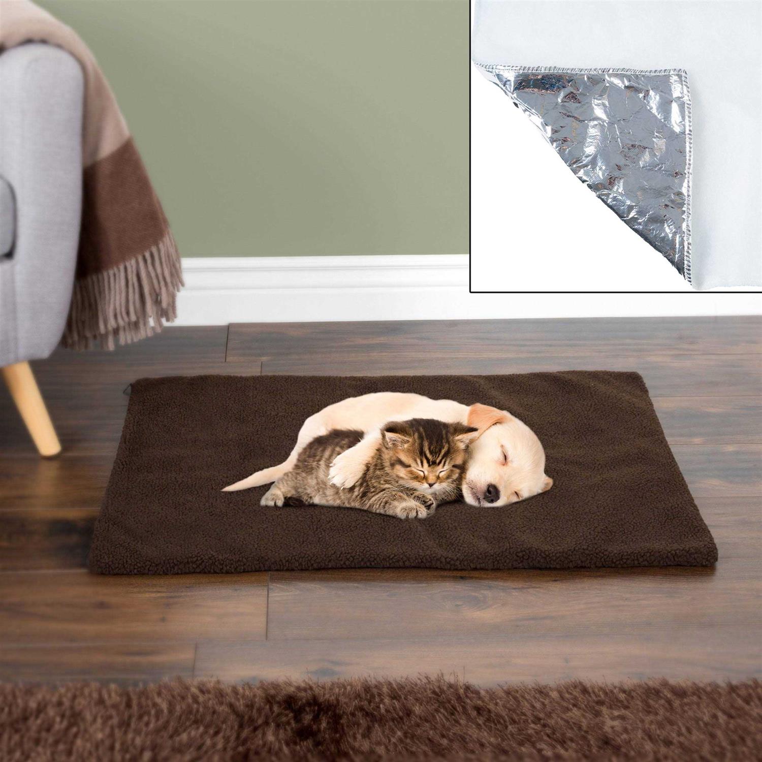 Pet Adobe Self-Warming Dog Crate Mat 276849SZI - Healthber