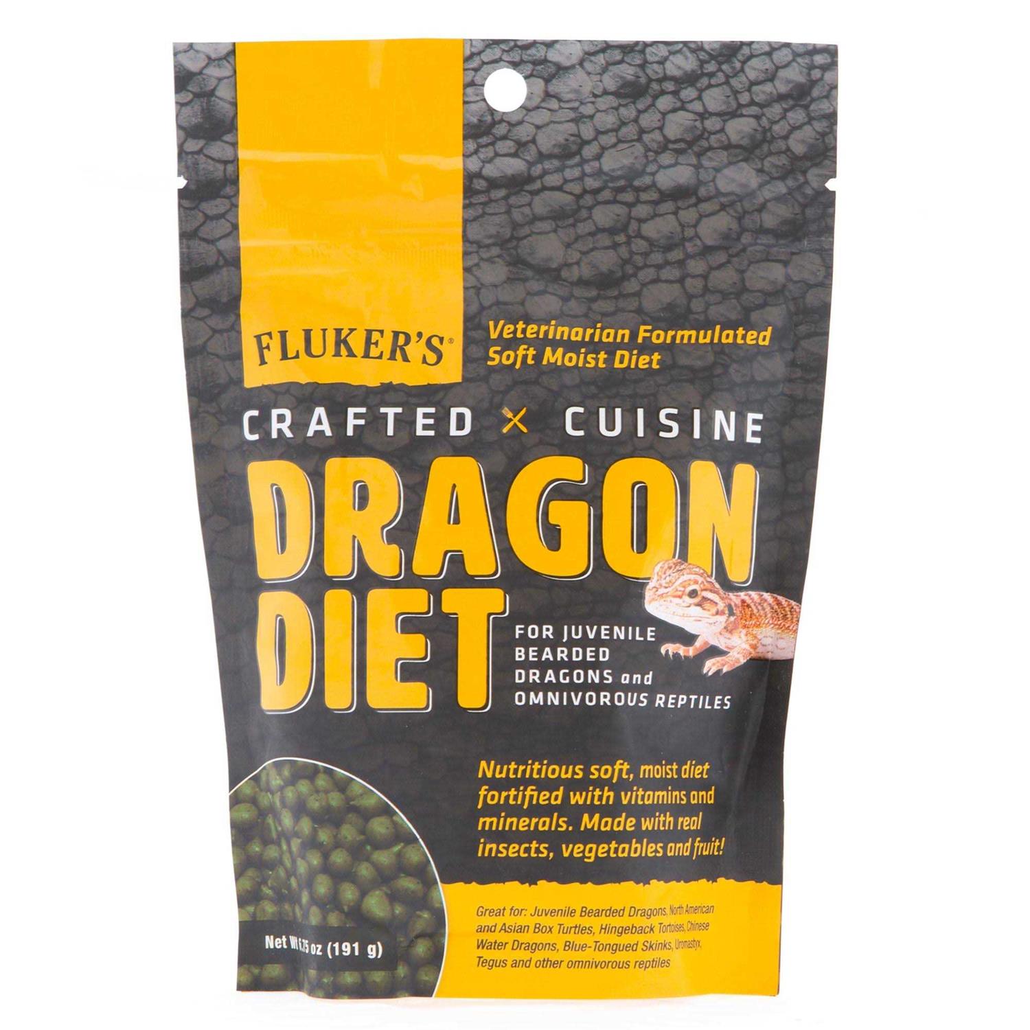 Flukers Crafted Cuisine Juvenile Bearded Dragon Diet - Healthber