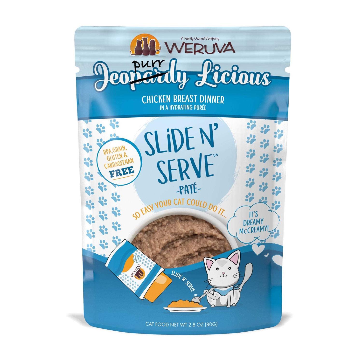 Weruva Slide N’ Serve Jeopurrdy Chicken Wet Cat Food - Healthber