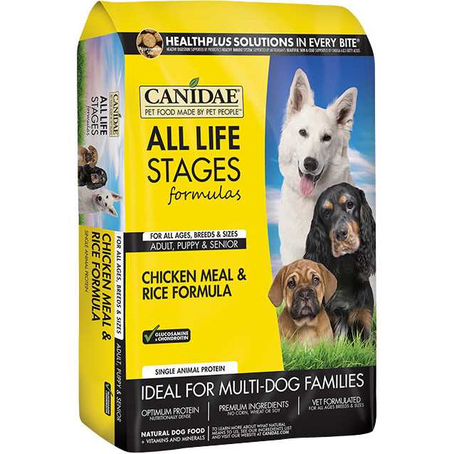 CANIDAE All Life Stages Chicken Meal & Rice Formula Dry Dog Food, 40-lb bag - Healthber
