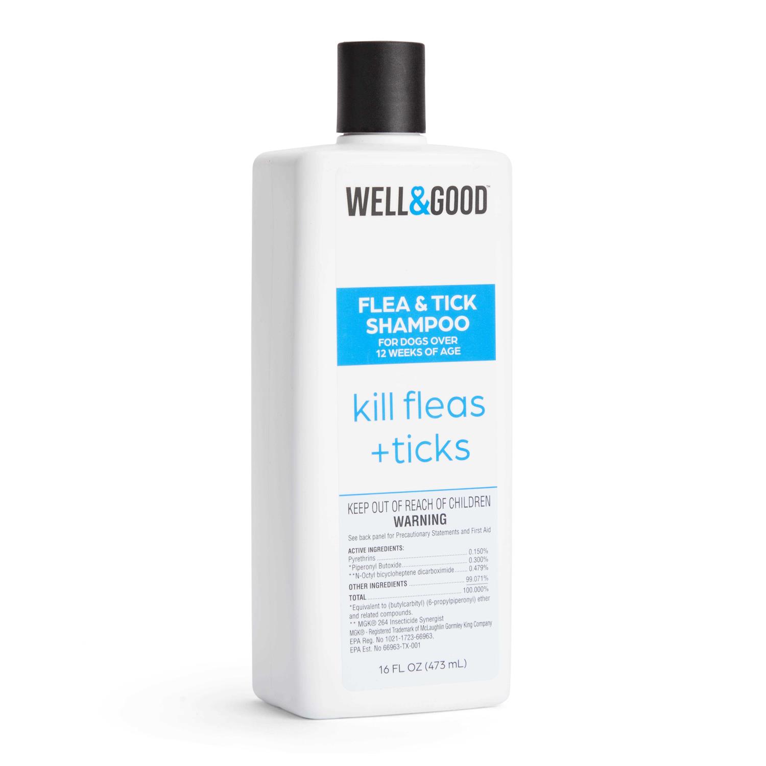 Well & Good Flea & Tick Treatment Shampoo for Dogs - Healthber
