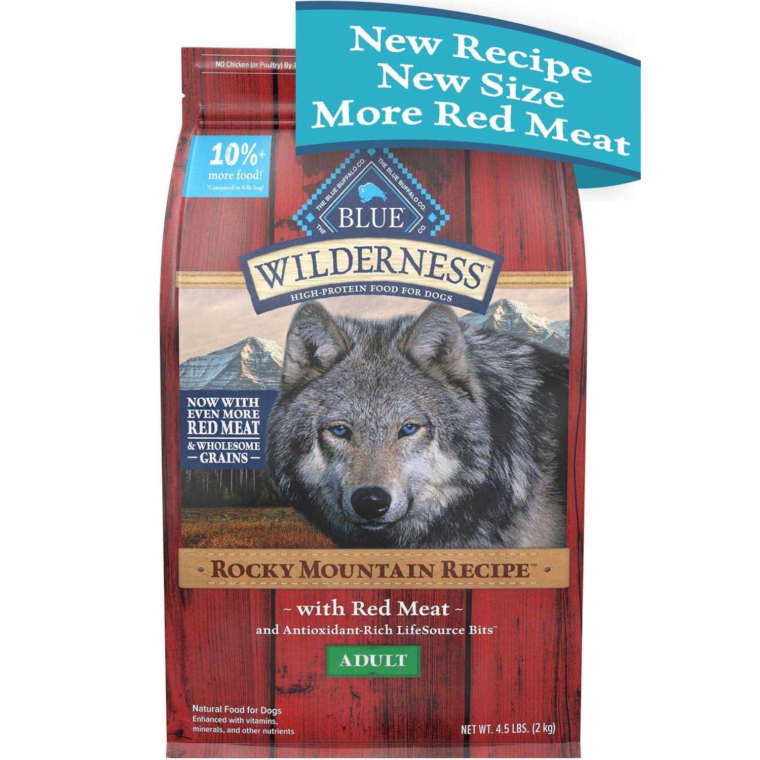 Blue Buffalo Wilderness Rocky Mountain Recipe Dog Food - Healthber
