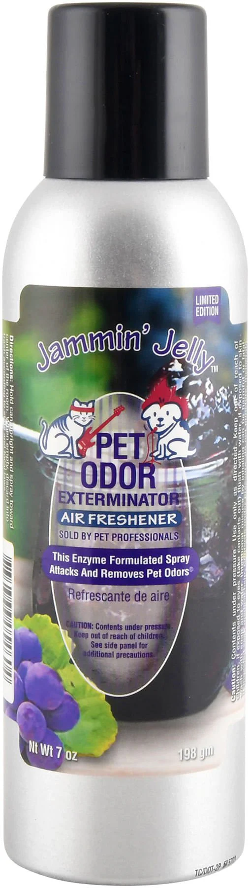 Pet Odor Exterminator Spray, Jammin' Jelly, 7 oz - Healthber