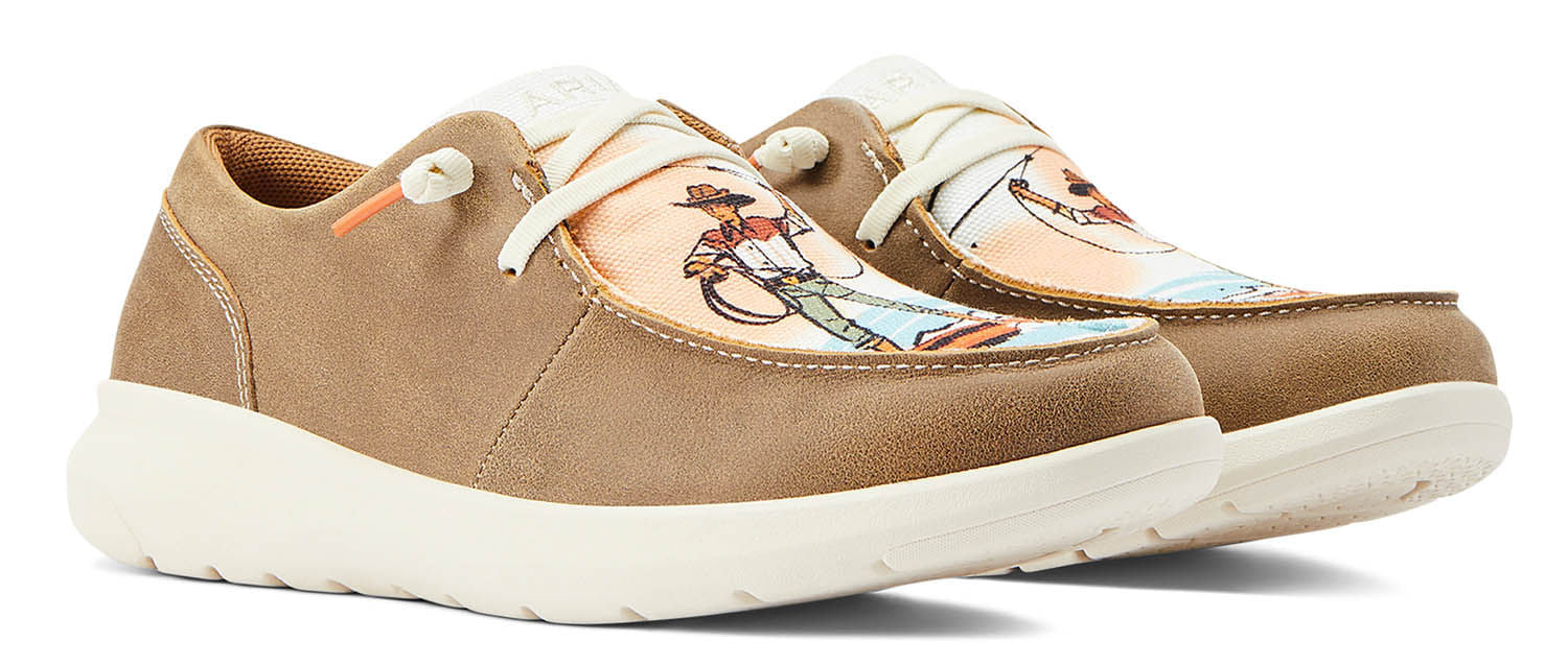 Ariat Women's Hilo Western Aloha Shoes - Healthber
