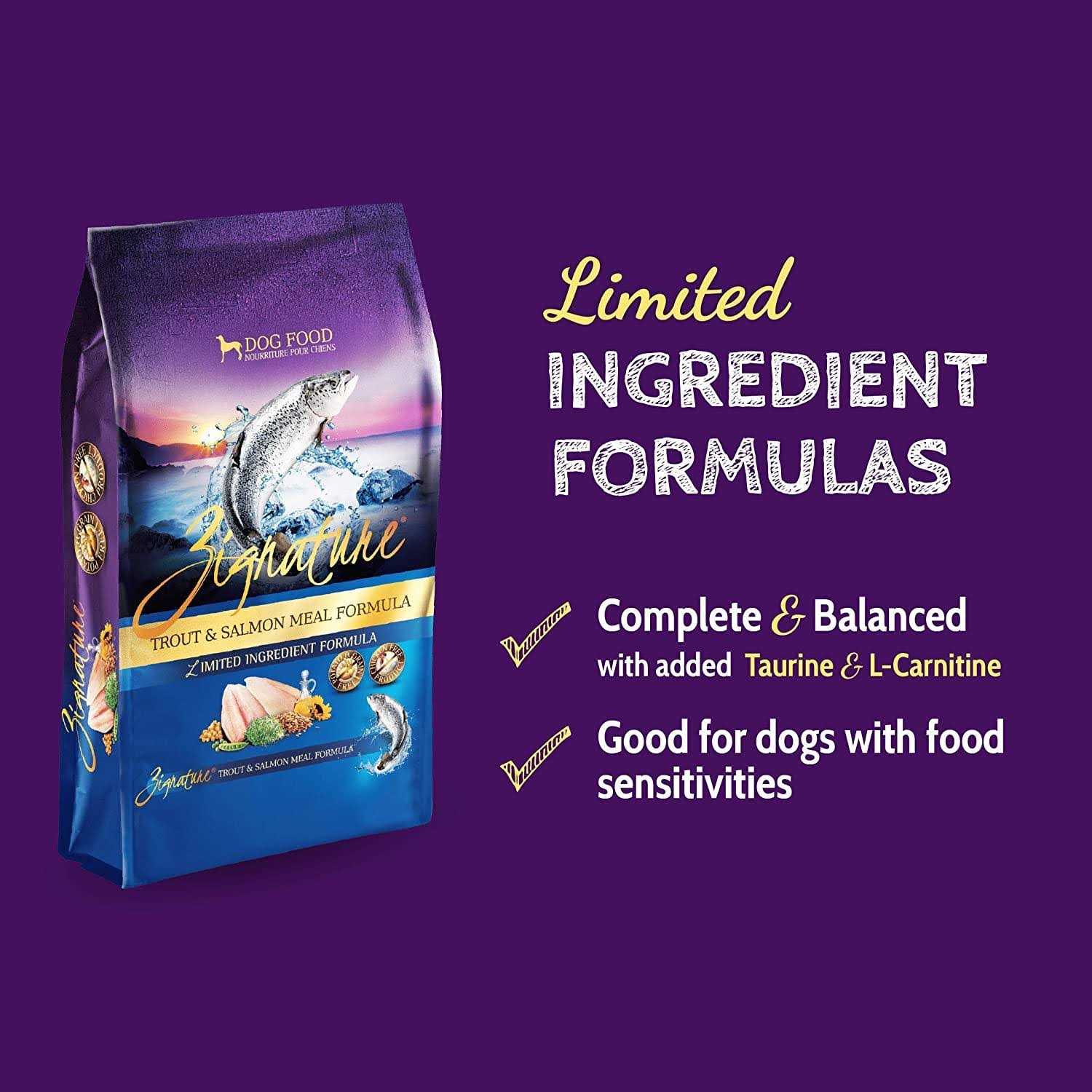Zignature Dry Dog Food Trout Salmon Formula - Healthber