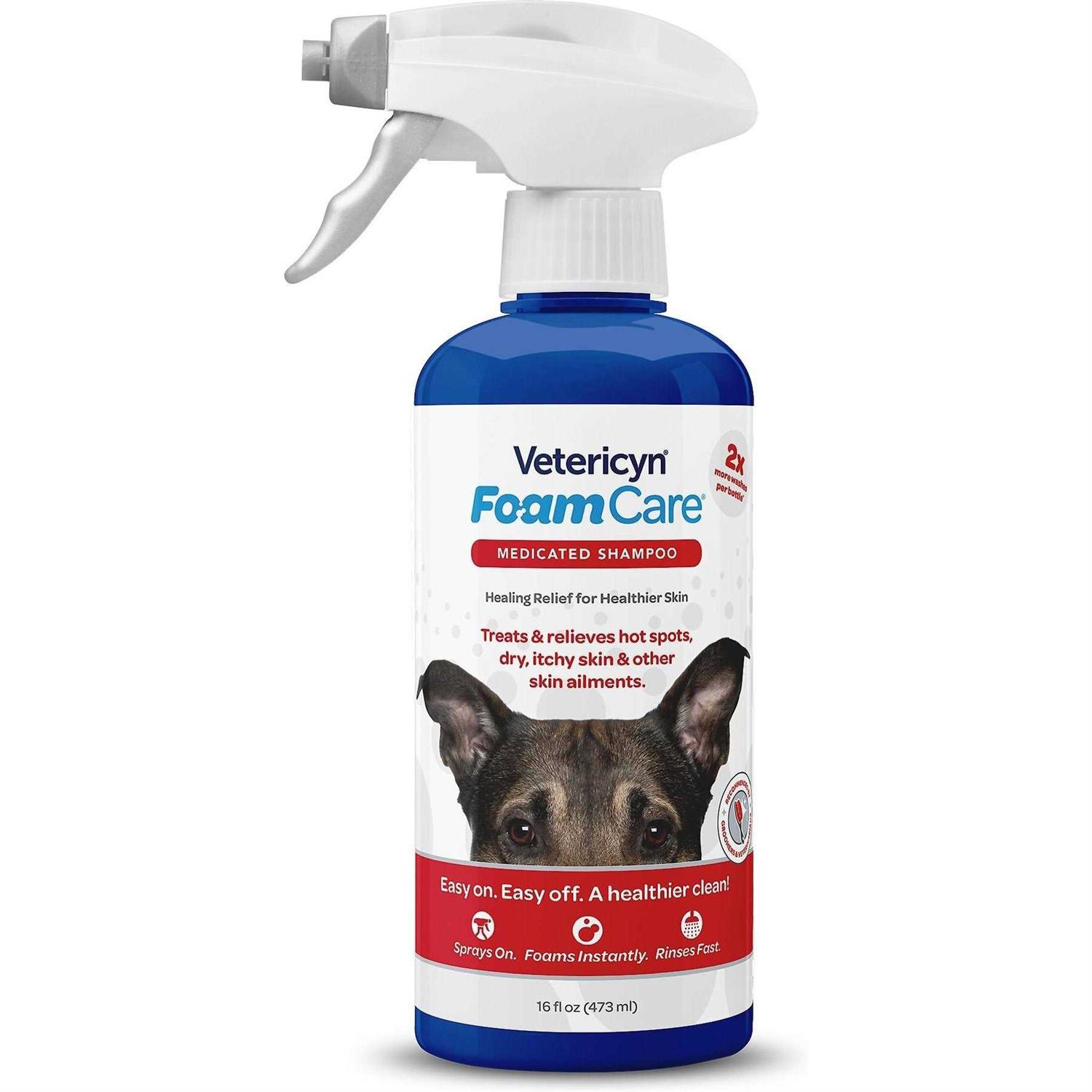 Vetericyn FoamCare Medicated Pet Shampoo - Healthber