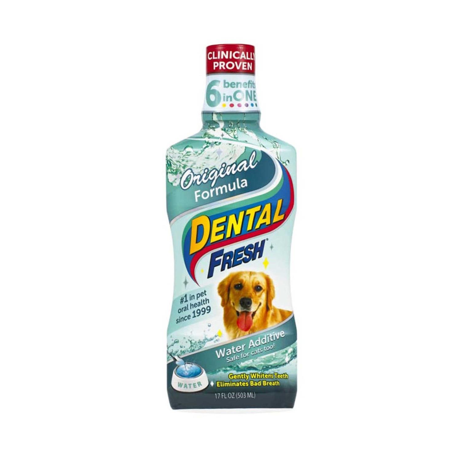 Dental Fresh Original Formula Water Additive for Dogs - Healthber