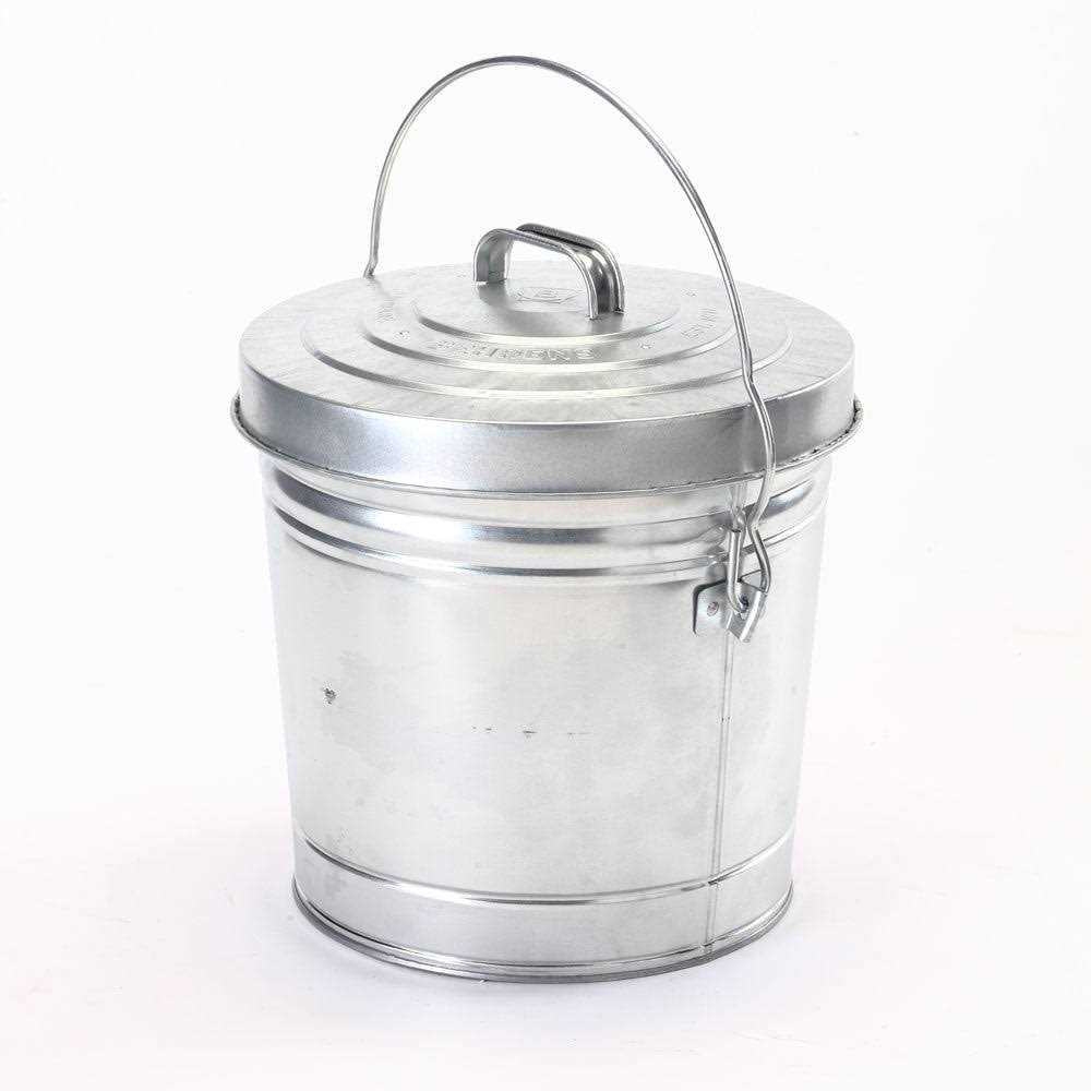 Birds Choice Galvanized Steel Locking Lid Seed Can with Lid - Healthber