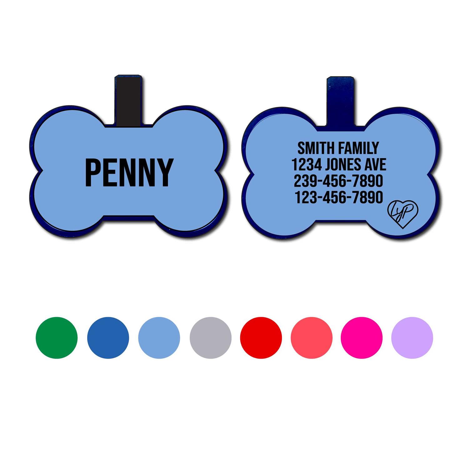 Lyp Soundless Bone Pet Id Tag Love Your Pets Largest Line of Silicone Dog Id Tags - Healthber