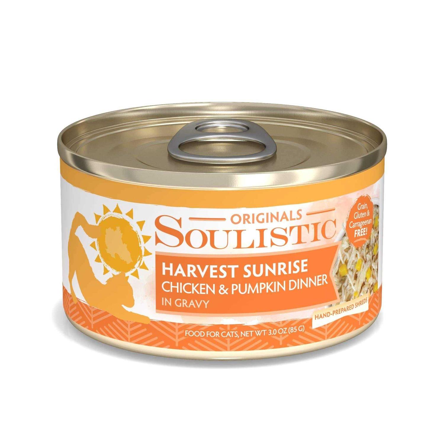 Soulistic Originals Harvest Sunrise Chicken & Pumpkin Dinner in Gravy Wet Cat Food - Healthber