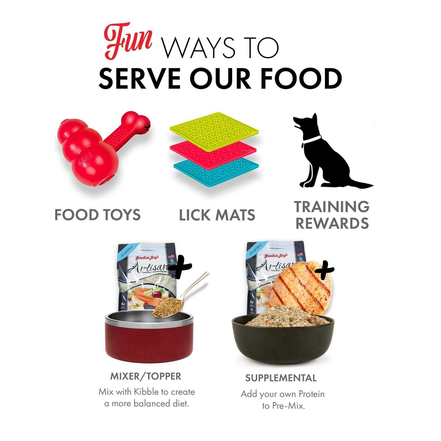 Grandma Lucy’s Artisan Grain-Free Freeze-Dried Dog Food Pre Mix - Healthber