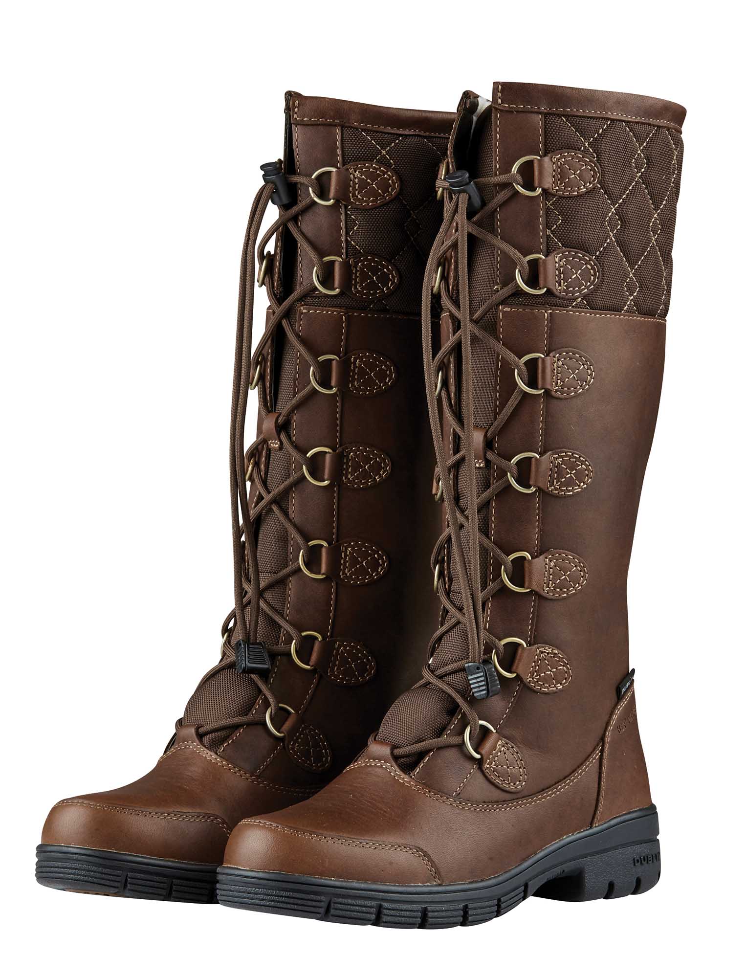 Dublin Fleet Boots, Red Brown - Healthber