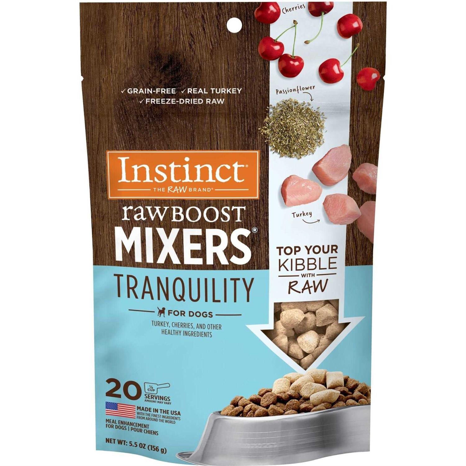 Instinct Raw Boost Mixers Tranquility Freeze Dried Dog Food - Healthber