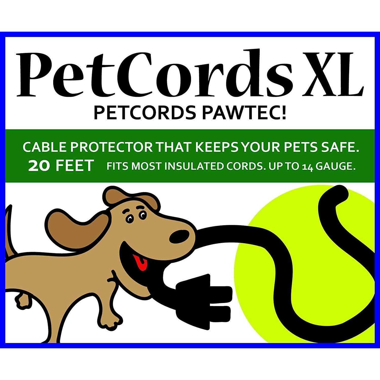 PetCords 20 ft. Dog & Cat Cord Pet Protector - Healthber