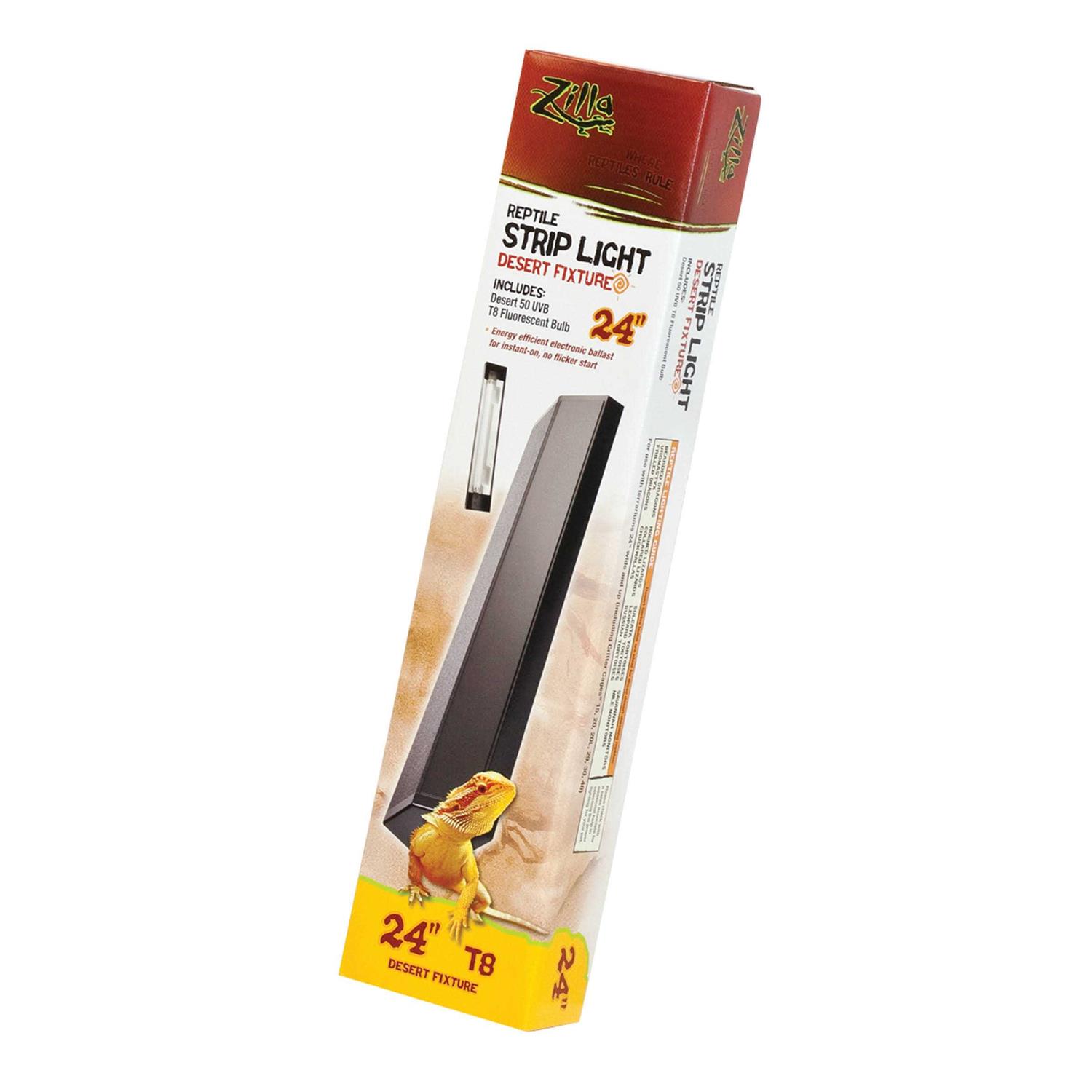 Zilla T8 Reptile Strip Desert Light Fixture - Healthber