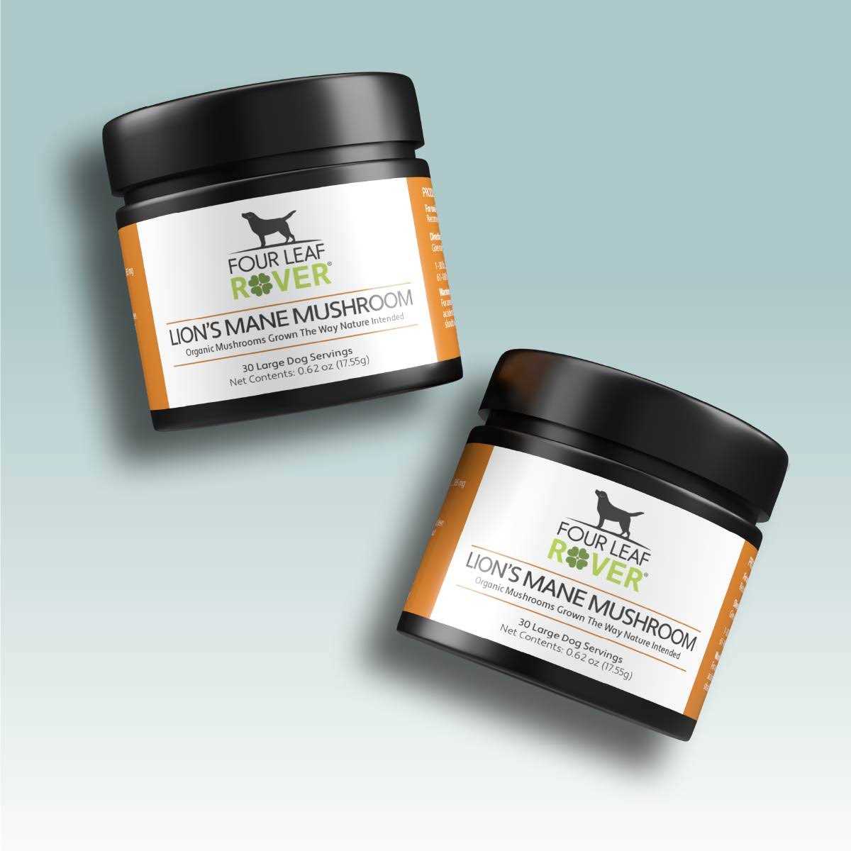 Four Leaf Rover Lion’s Mane Organic Mushroom Extract for Dogs - Healthber