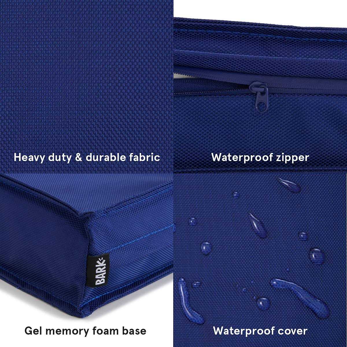 Barkbox Outdoor Dog Bed Waterproof Dog or Cat Mattress Bed with Removable Cover - Healthber